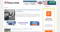 Desktop Screenshot of myfitnessfunda.com