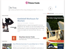 Tablet Screenshot of myfitnessfunda.com